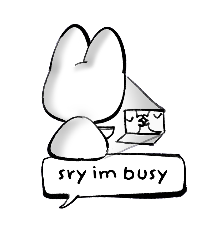 Sry I'm Busy Sticker