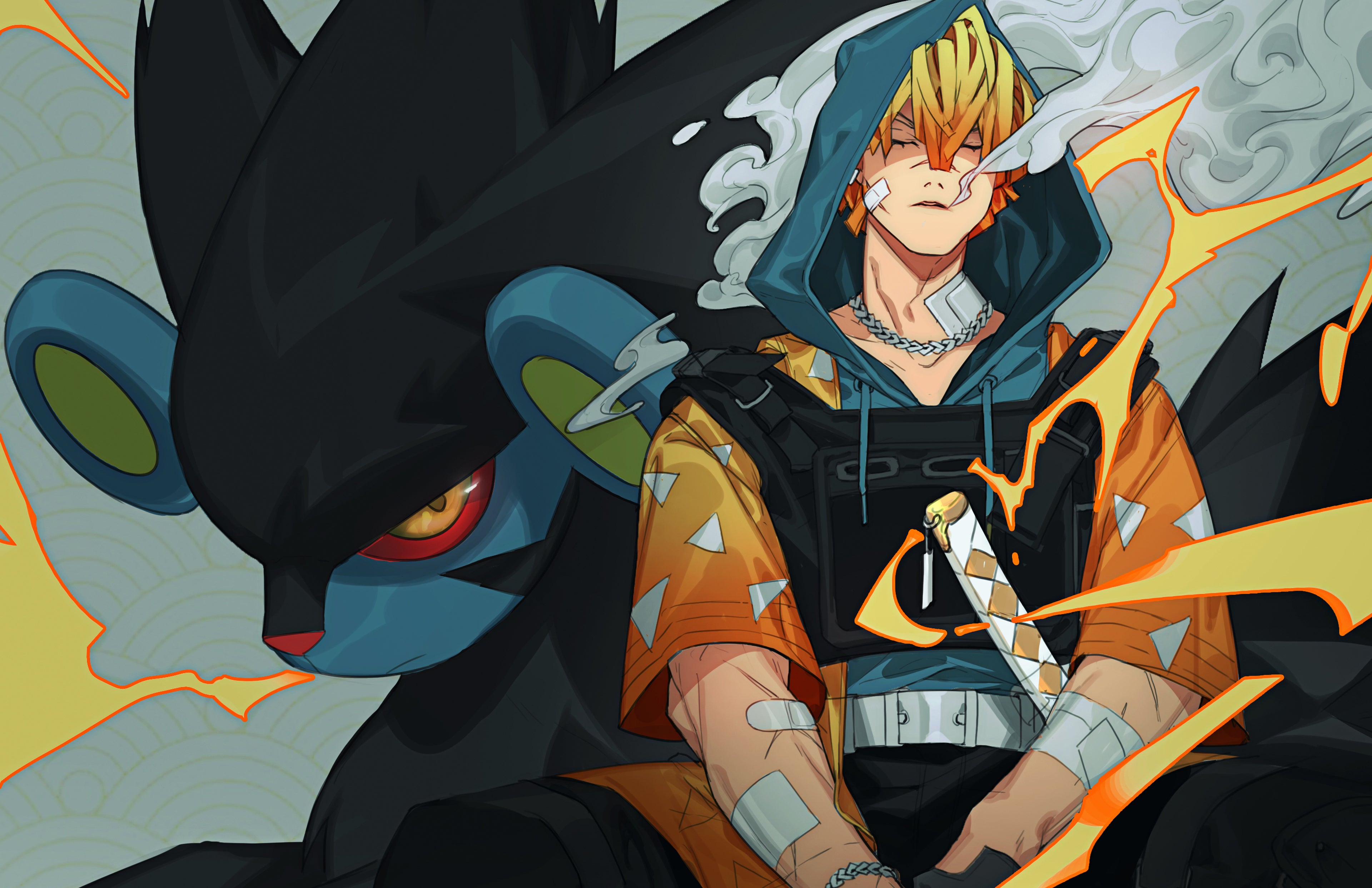 Zenitsu x Luxray Print